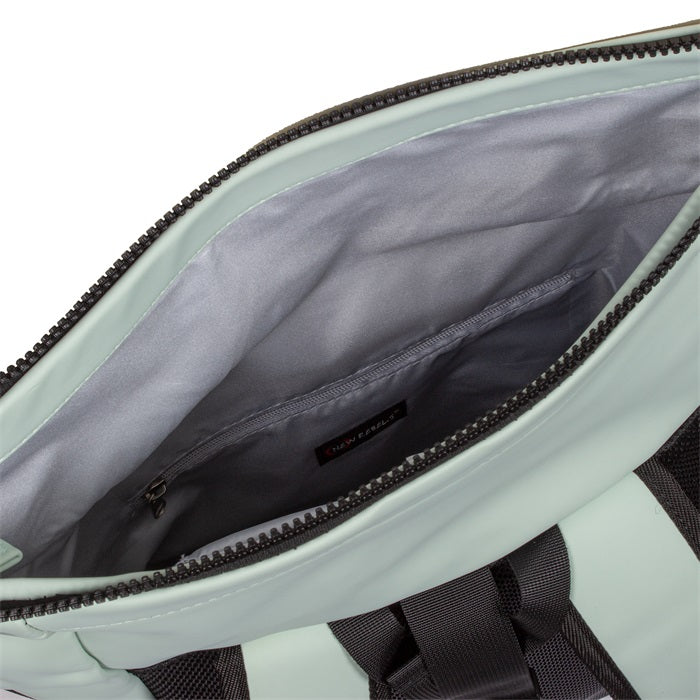 Mart Mint Blue Waterproof Rolltop Rugzak 15"