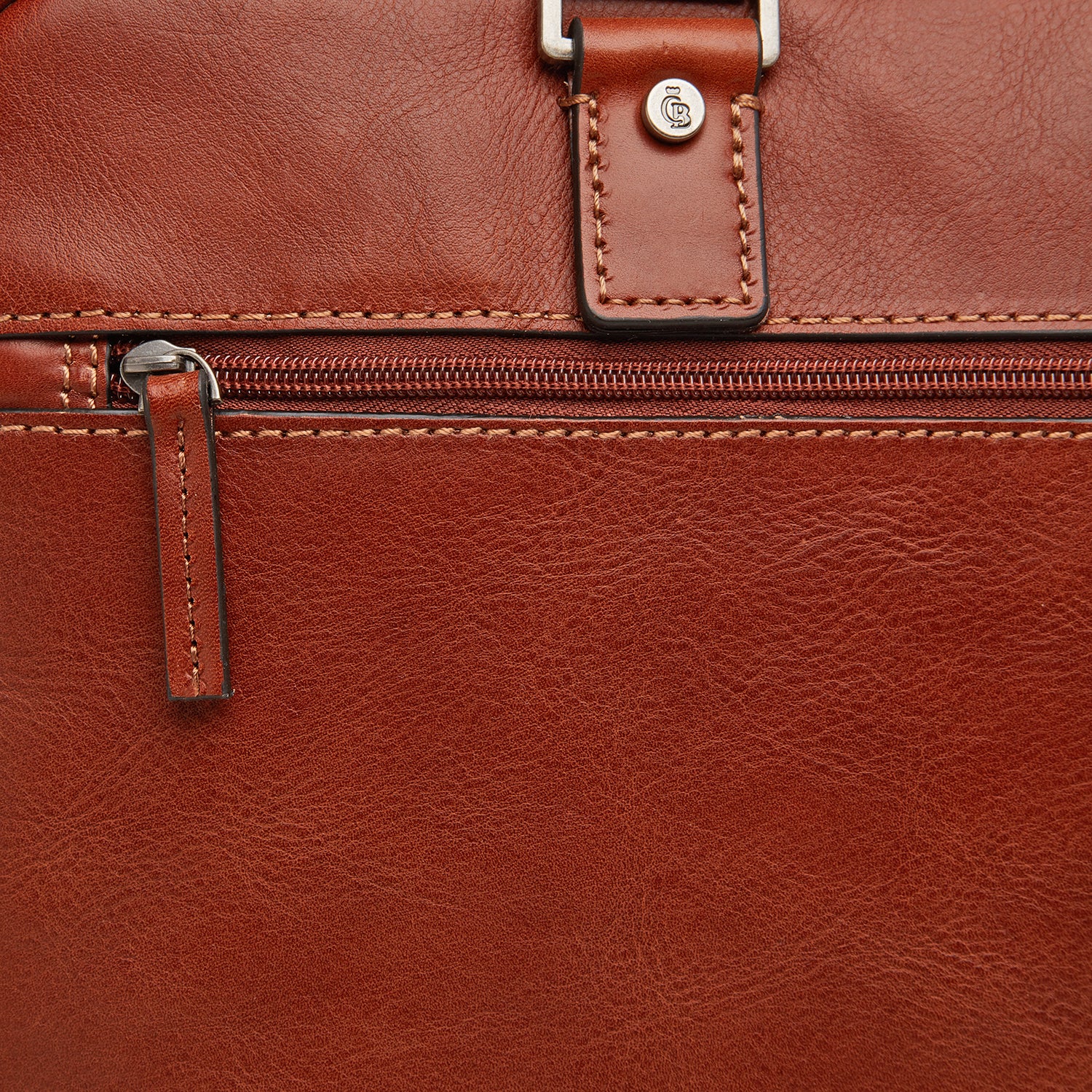 Castelijn en Beerens 689472 Licht Bruin Laptoptas 15.6 Inch