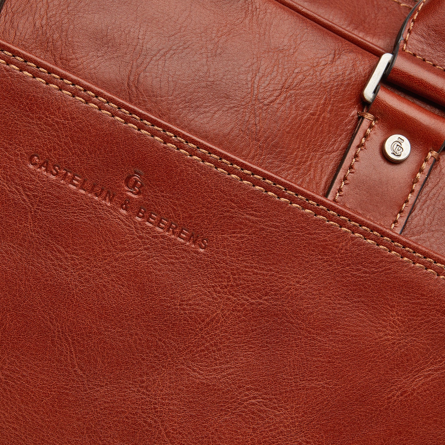 Castelijn en Beerens 689472 Licht Bruin Laptoptas 15.6 Inch