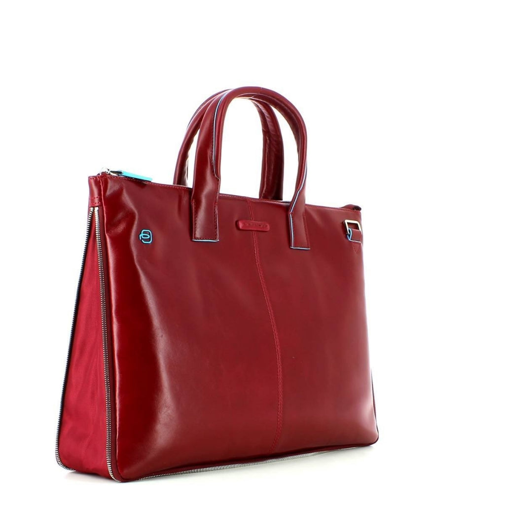 Piquadro-Blue Square Expandable Laptoptas 15.6" Rood