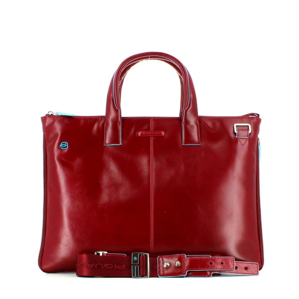 Piquadro-Blue Square Expandable Laptoptas 15.6" Rood