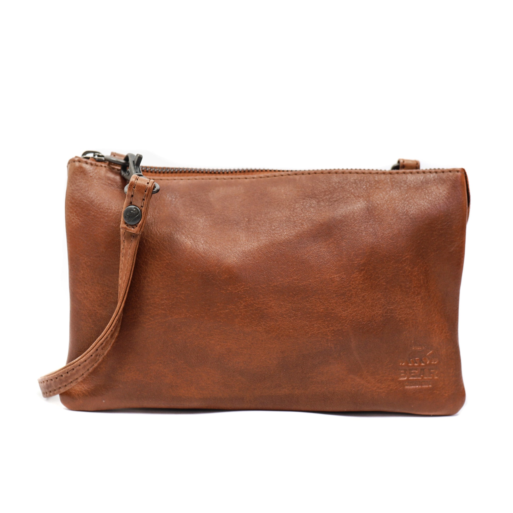 Bear Design Callisto Pelle Schoudertasje Uma Cognac