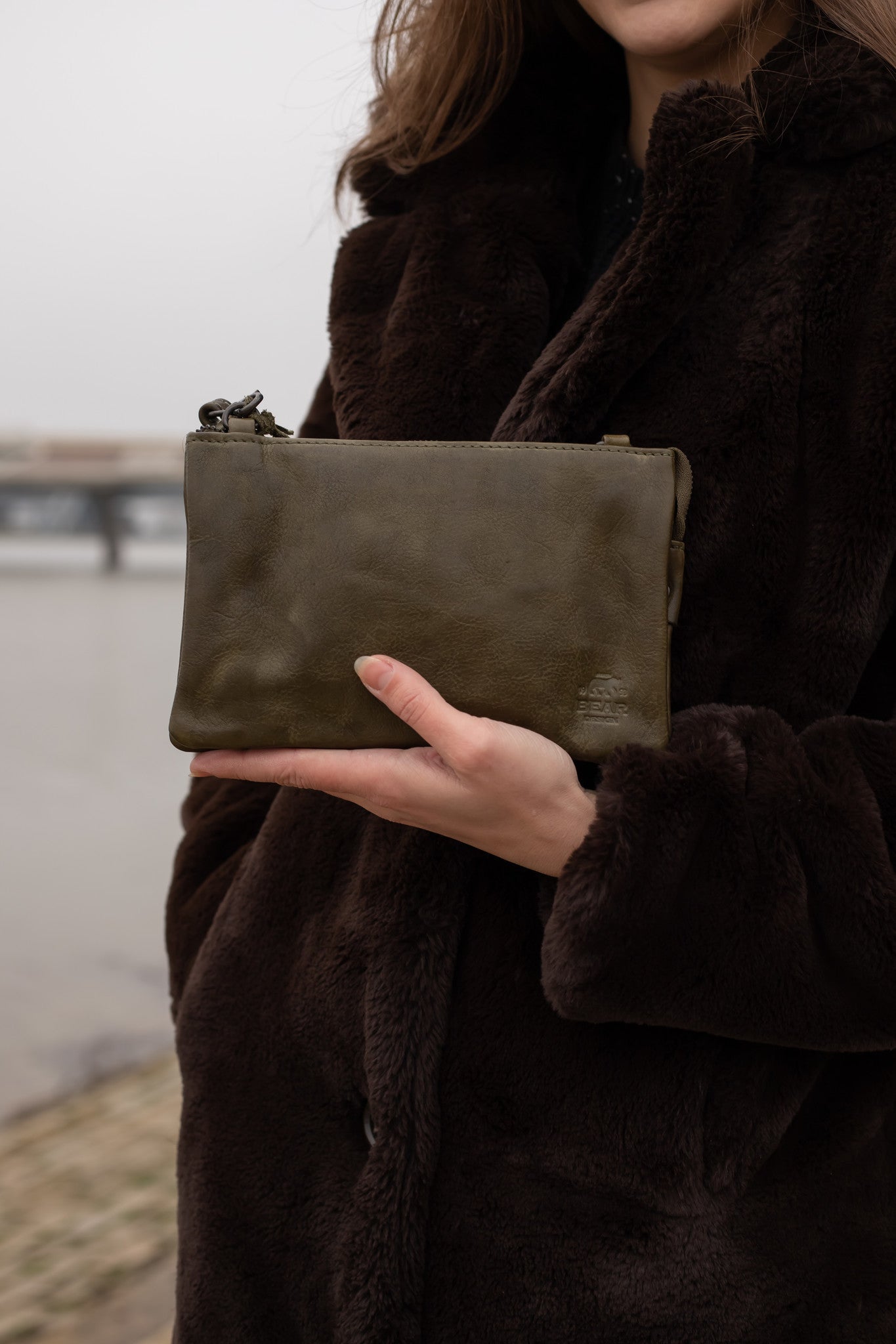 Bear Design CP1119 Schoudertasje Uma Groen