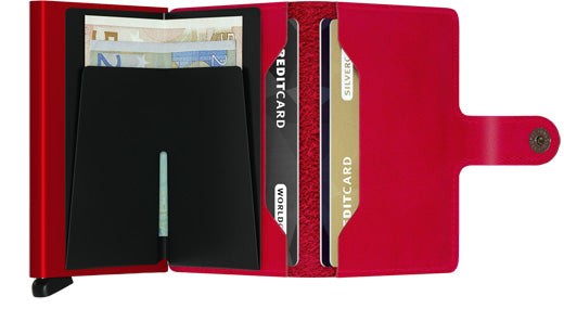 SECRID MINIWALLET RED-RED