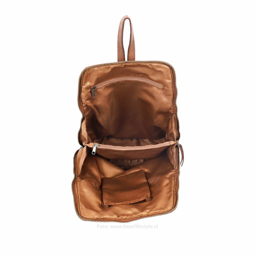Bear Design Dames Rugtas Iris Cognac
