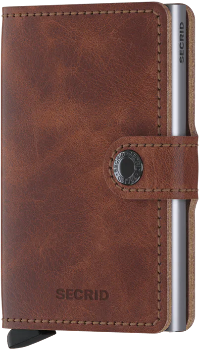 SECRID MINIWALLET VINTAGE CHOCOLAT