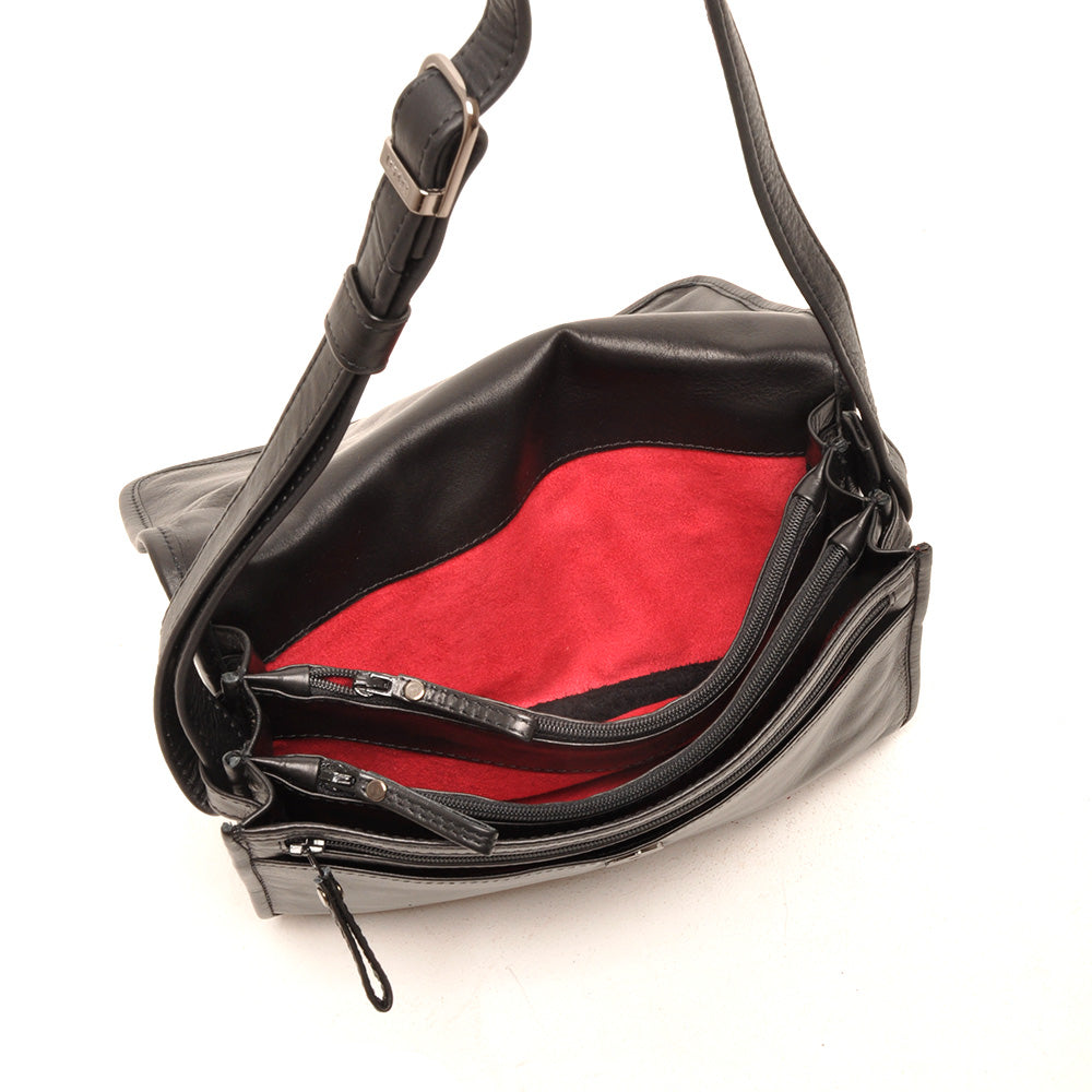 Berba Soft Overslagtas Middelmaat 005-517-Zwart