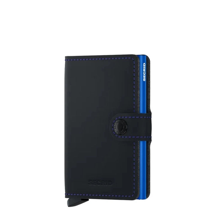 SECRID MINIWALLET MATTE BLACK BLUE