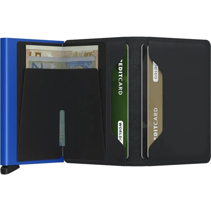 SECRID MINIWALLET MATTE BLACK BLUE