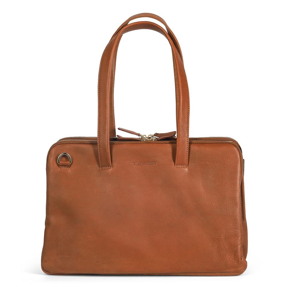Plevier Hearst Dameslaptoptas 150-3 Cognac 15.6"