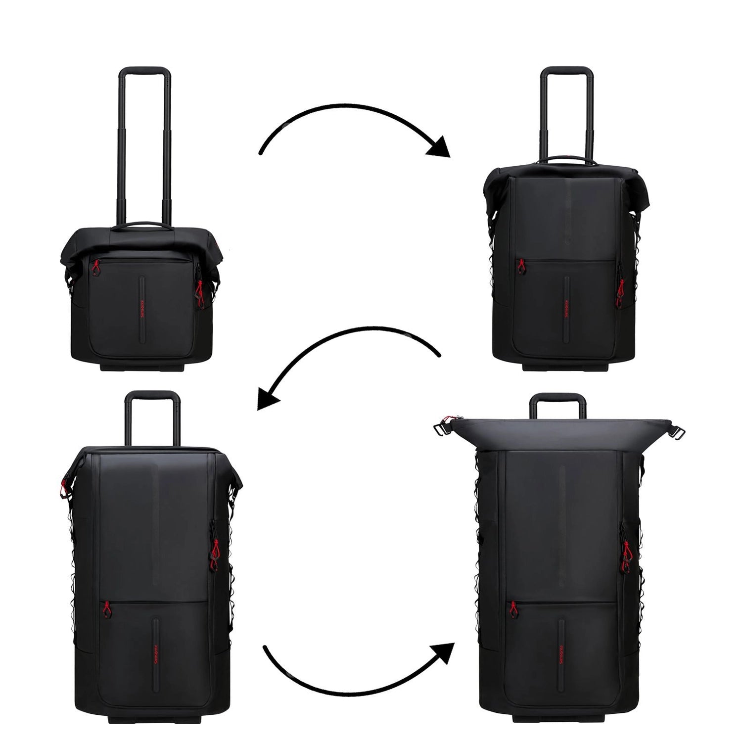 Samsonite Ecodiver Opvouwbare Reistas met wielen Climbing Ivy