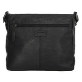 Maspalomas 20419 Zwart Lederen schoudertas