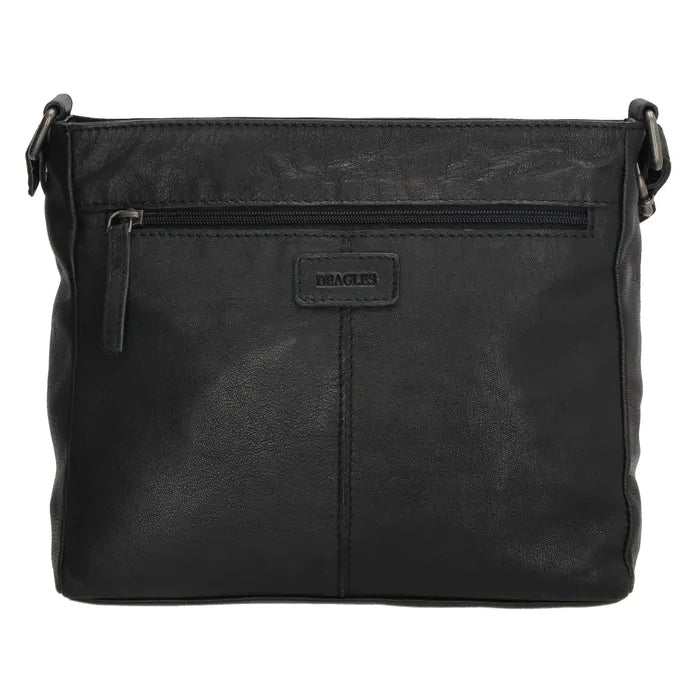 Maspalomas 20419 Zwart Lederen schoudertas