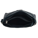 Maspalomas 20419 Blauw Lederen schoudertas