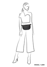 Hide & Stitches 20804 Zwart Paint Rock  Heuptas