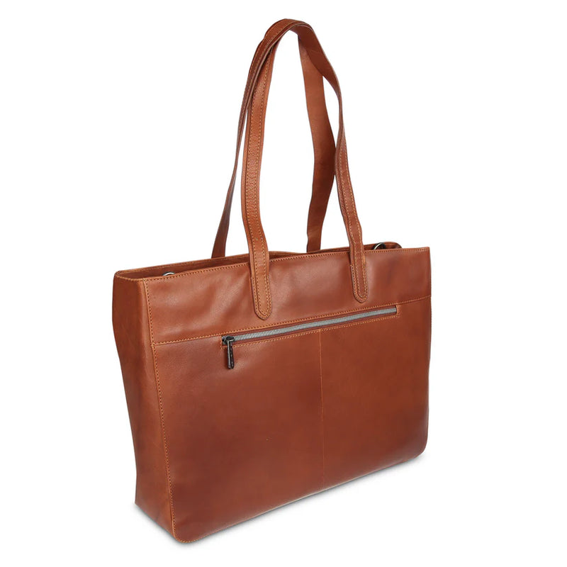 Plevier Dameslaptoptas Livingstone Cognac 214-3 17"