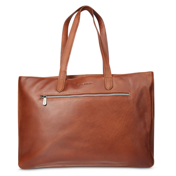 Plevier Dameslaptoptas Livingstone Cognac 214-3 17"
