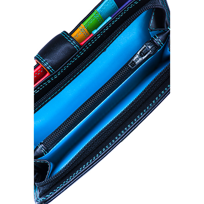 MYWALIT Large Wallet Zip Purse Black Pace 229-4