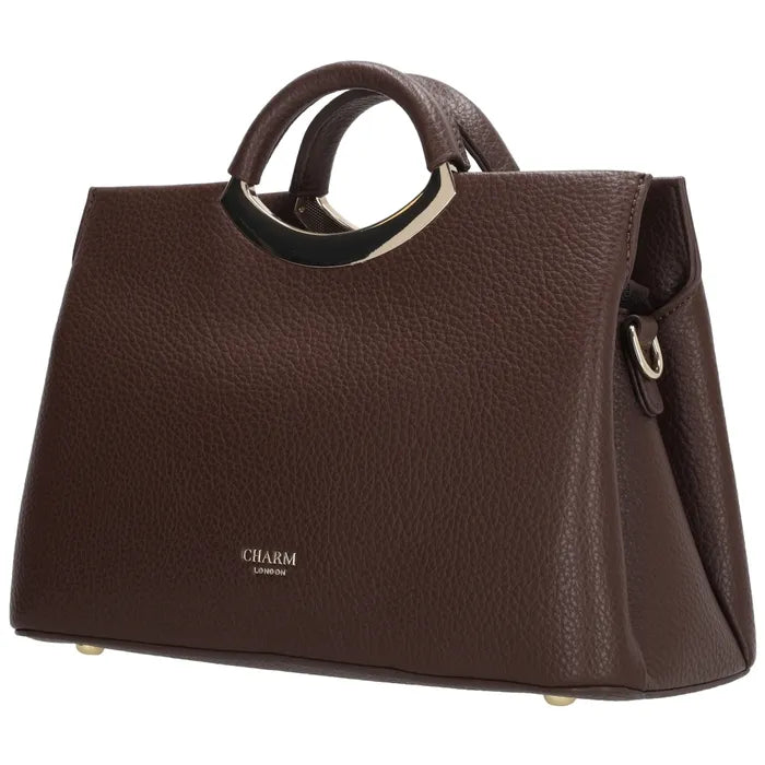Charm London Lucca Handtas Donker bruin 24460 097
