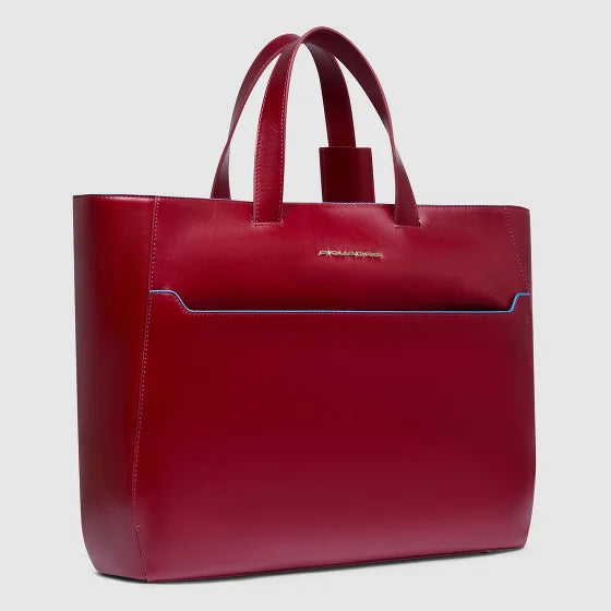 Piquadro Blue Square Laptopshopper 16" Rosso