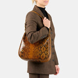 Vintage Veda Hobo Round Light Yellow