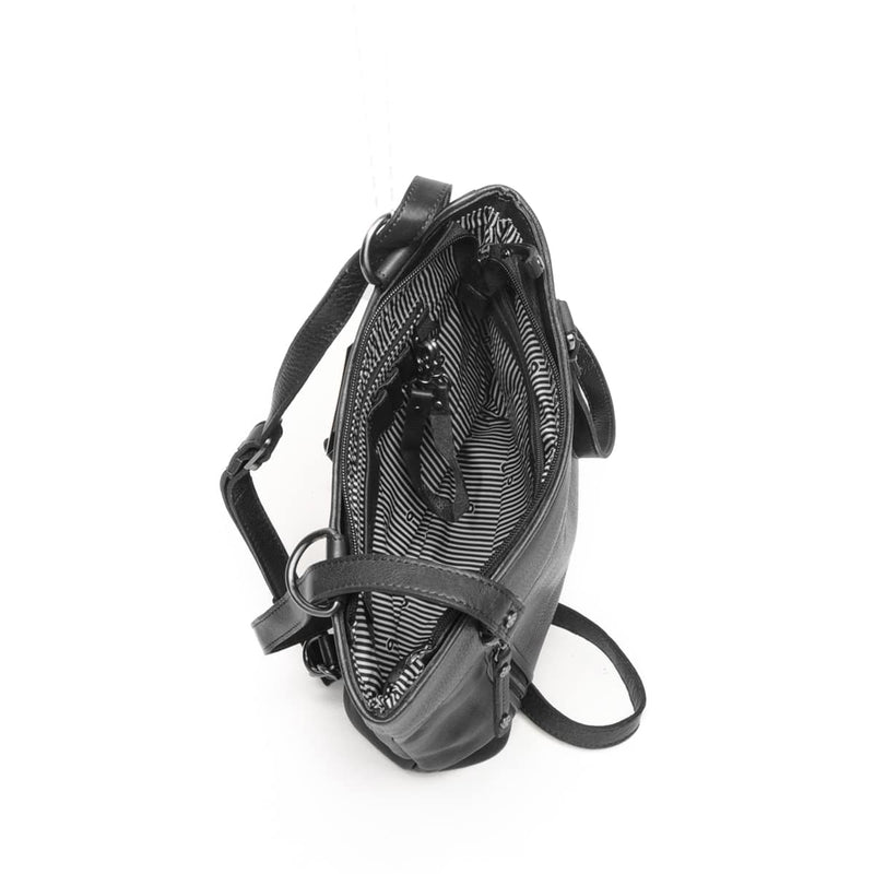 Berba leren convertible rugzak lucca 335-967-00 zwart