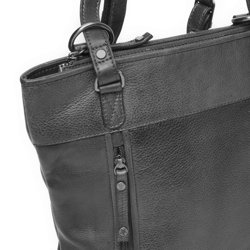 Berba leren convertible rugzak lucca 335-967-00 zwart