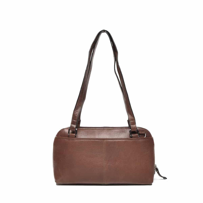 Berba schoudertas lucca 335-770-12 chocolate