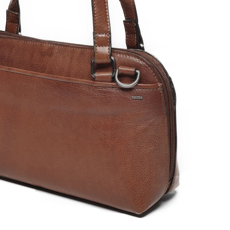 Berba schoudertas lucca 335-770-12 chocolate