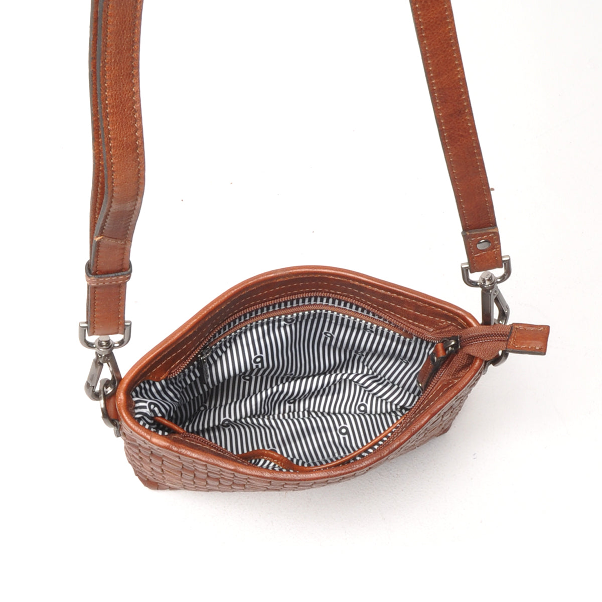Berba Leren crossbodytas Amalfi Cognac 336-439-95
