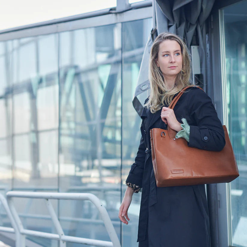 PLEVIER Dameslaptoptas Amber Cognac 356-3 15.6 Inch