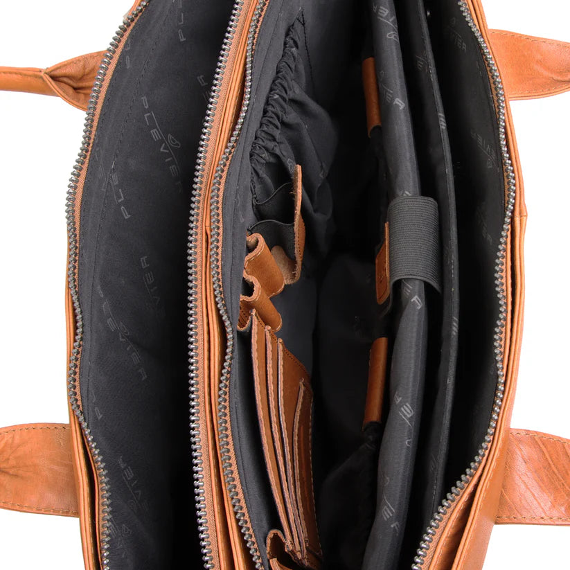 PLEVIER Dameslaptoptas Amber Cognac 356-3 15.6 Inch