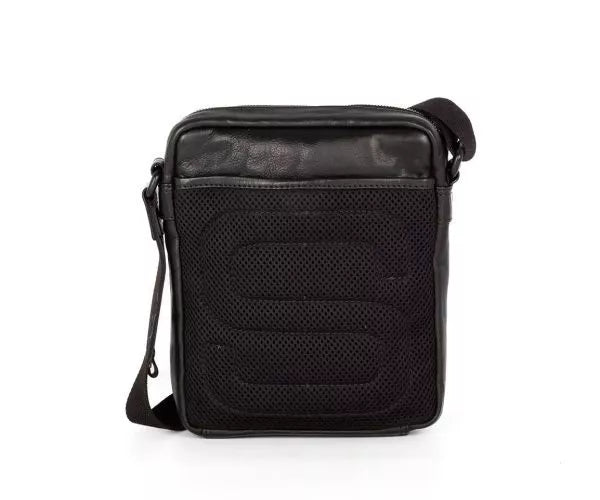 Spikes & Sparrow Leren Crossbodytas – Jason – Zwart 40741000