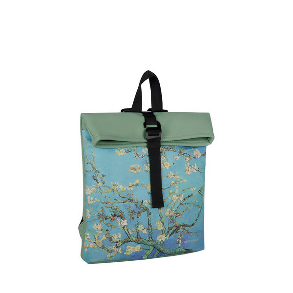 Mart Art LA Amandelbloesem Rolltop Mini Rugzak