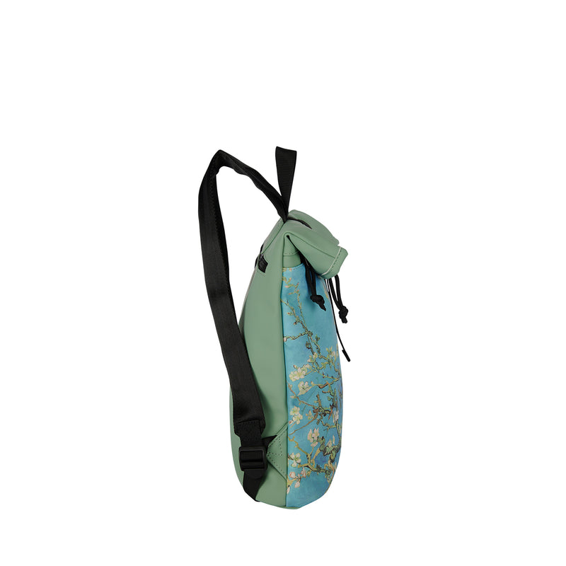 Mart Art LA Amandelbloesem Rolltop Mini Rugzak