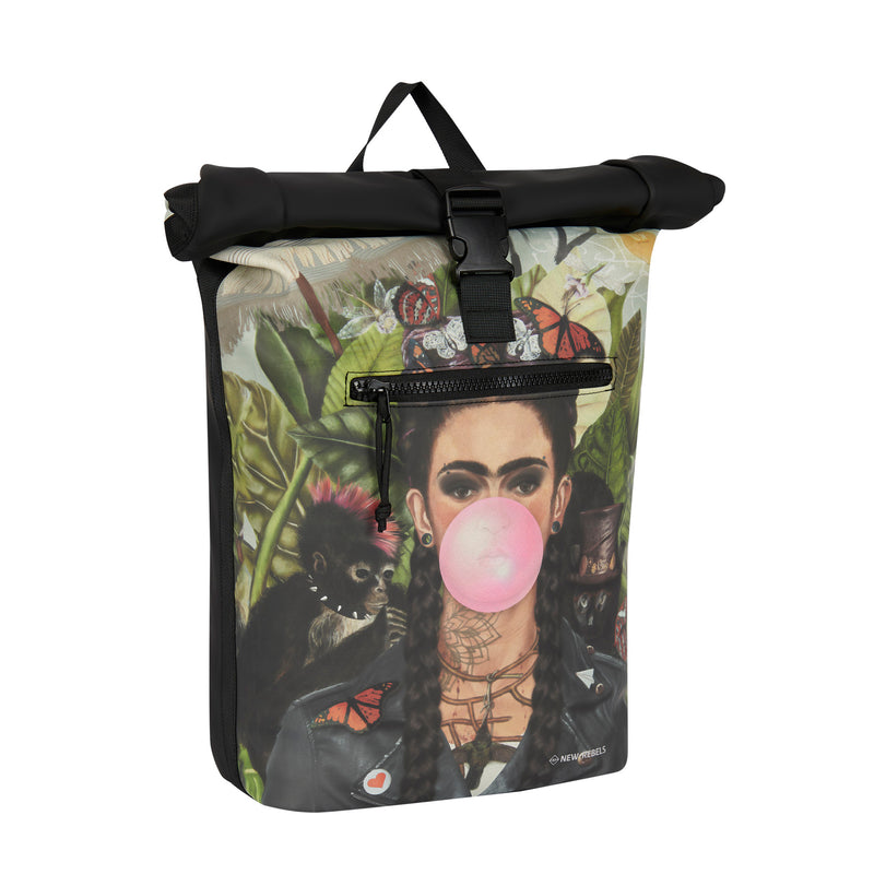 Mart Art New York Bubble Gum Waterproof Rolltop Rugzak 15.6"