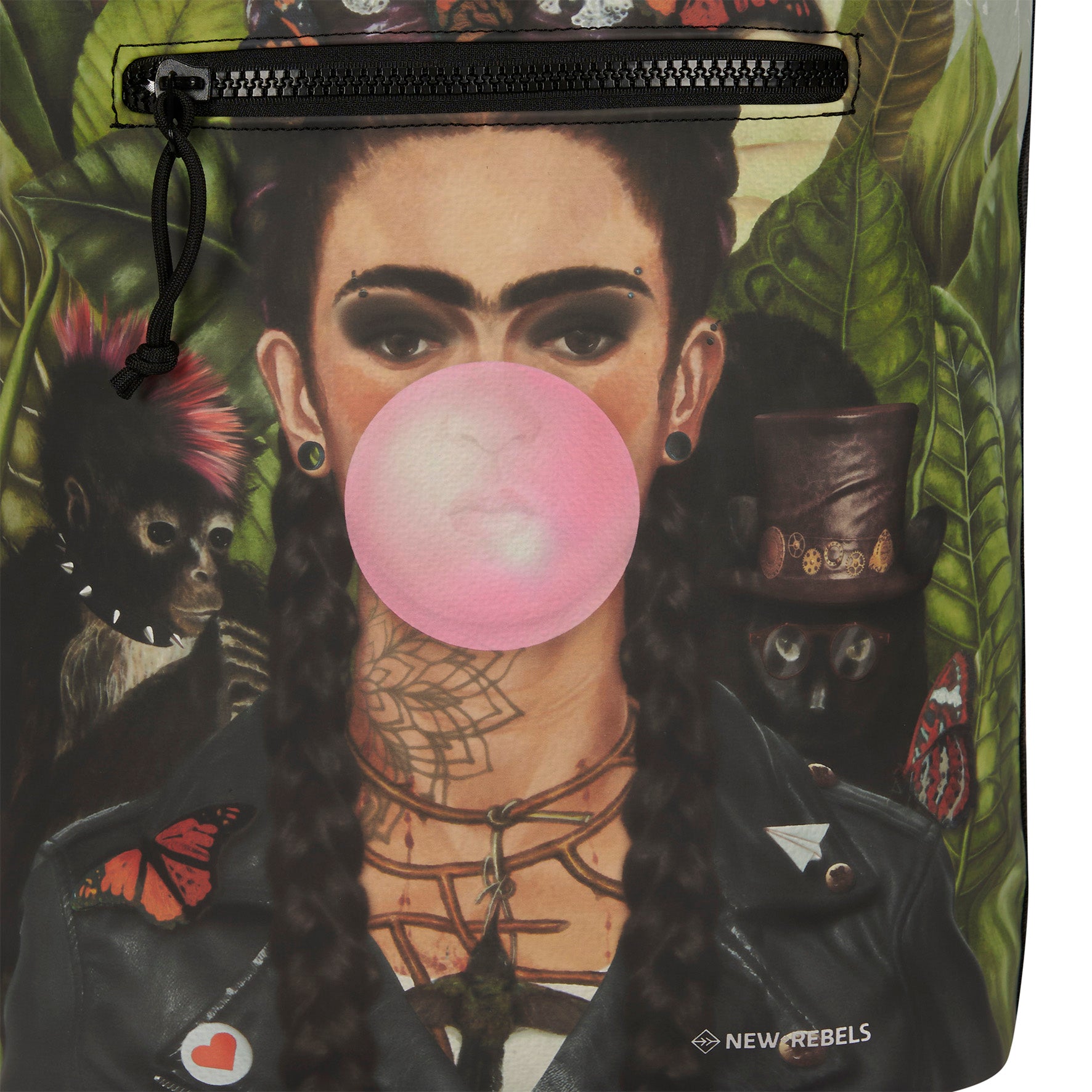 Mart Art New York Bubble Gum Waterproof Rolltop Rugzak 15.6"