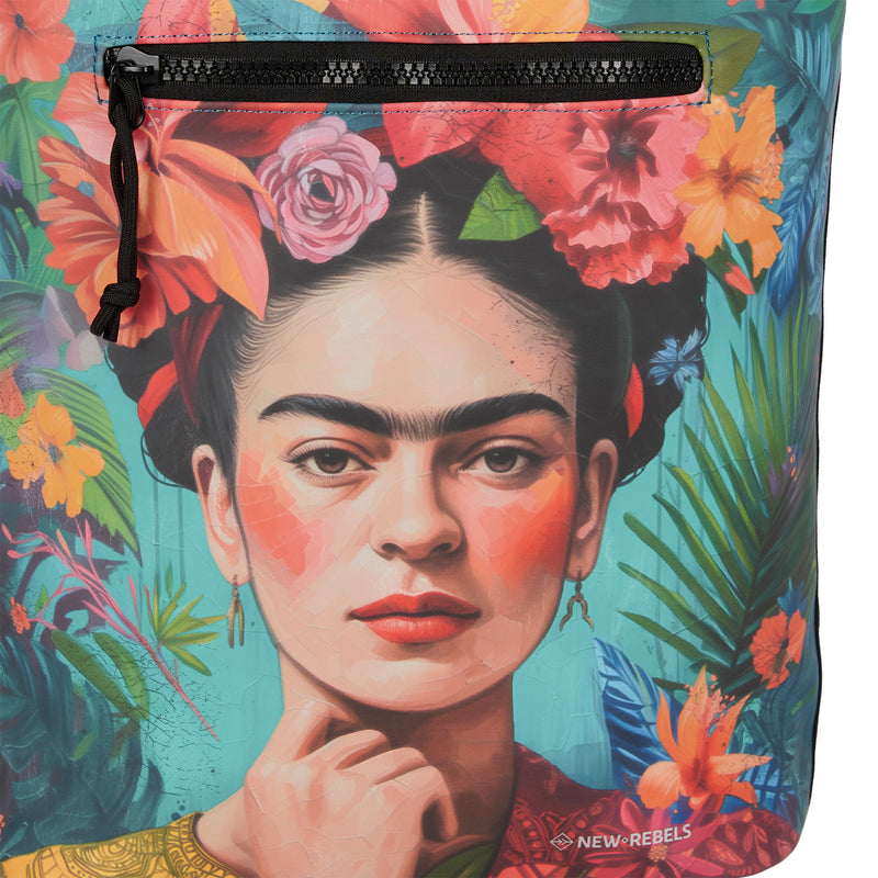 Mart Art New York Flowerhead Waterproof Rolltop Rugzak 15.6"