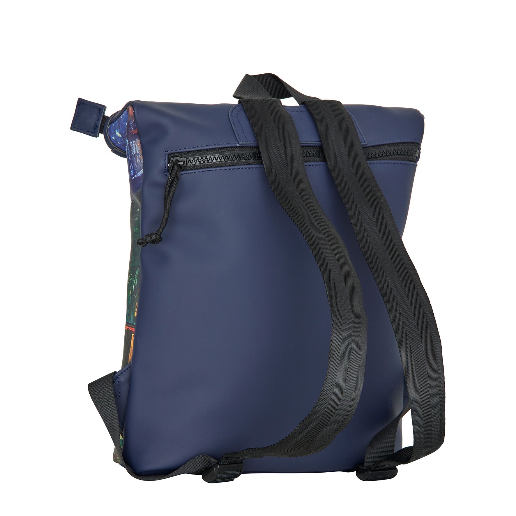 Mart Art LA Café bij Nacht Rolltop Mini Rugzak