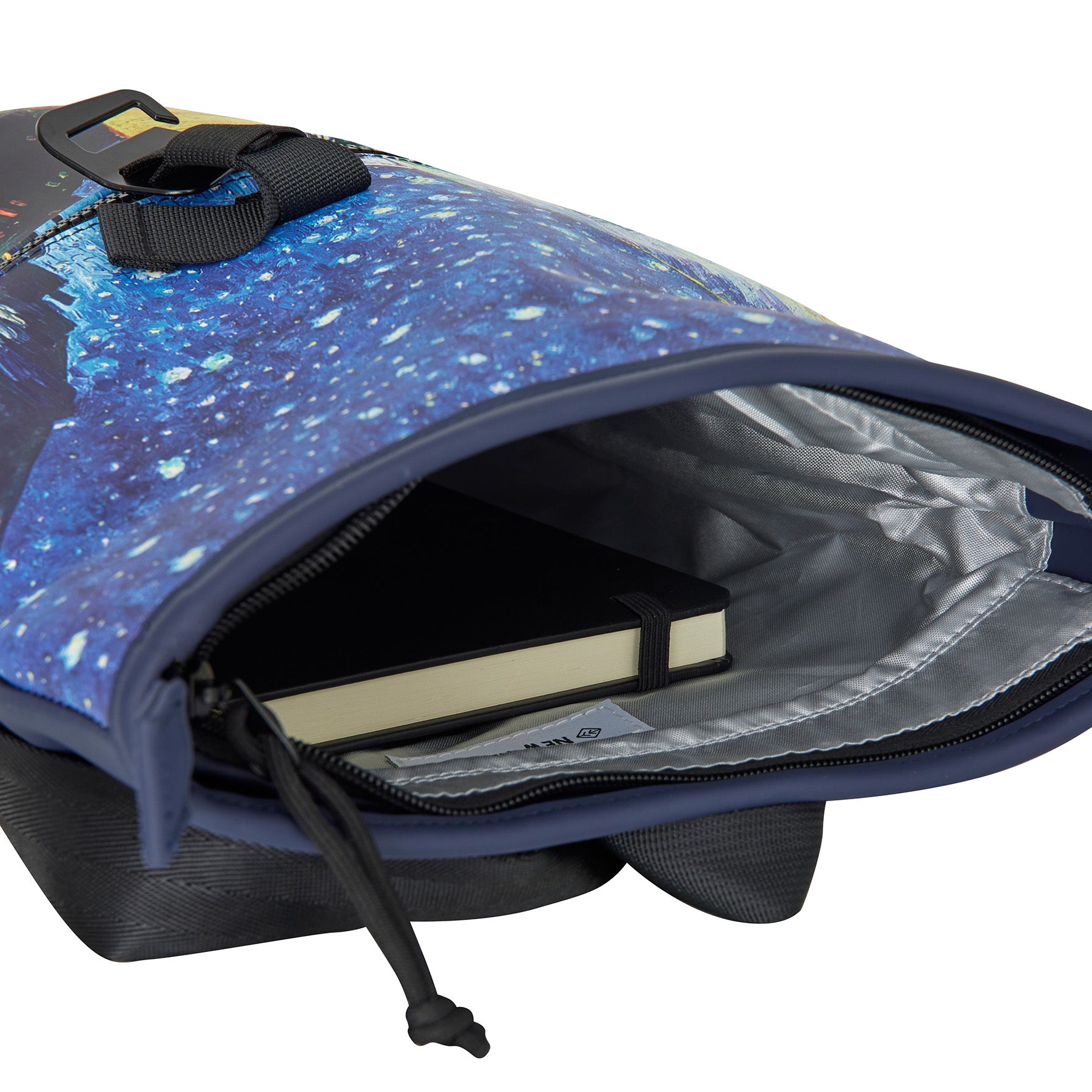 Mart Art LA Café bij Nacht Rolltop Mini Rugzak