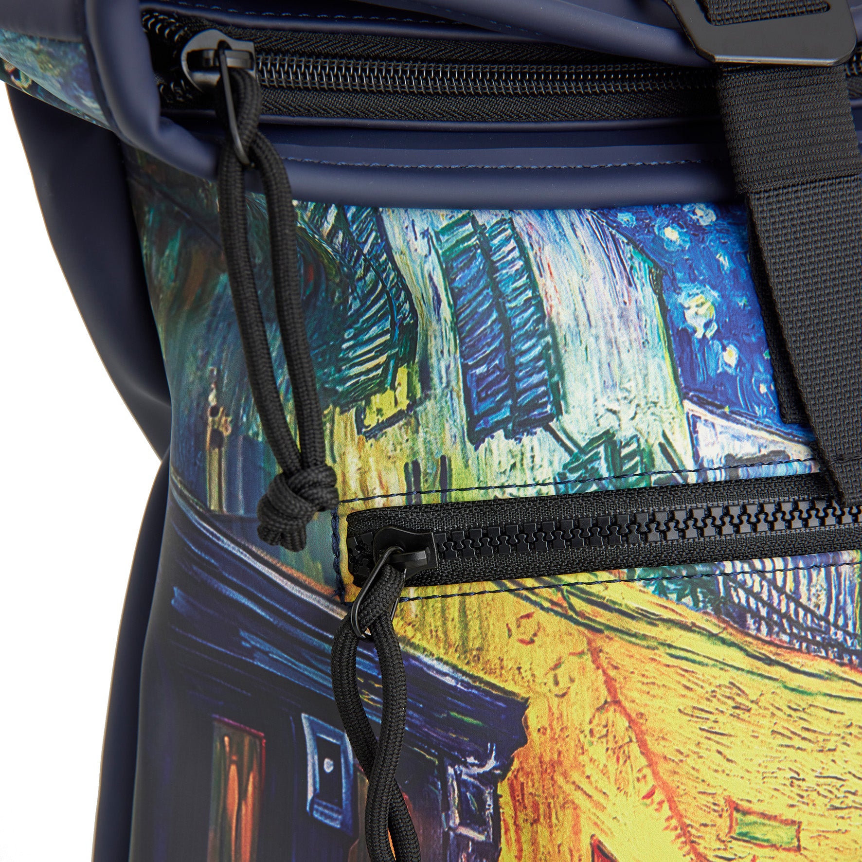 Mart Art LA Café bij Nacht Rolltop Mini Rugzak