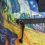 Mart Art New York Cafe At Night Waterproof Rolltop Rugzak 15.6"
