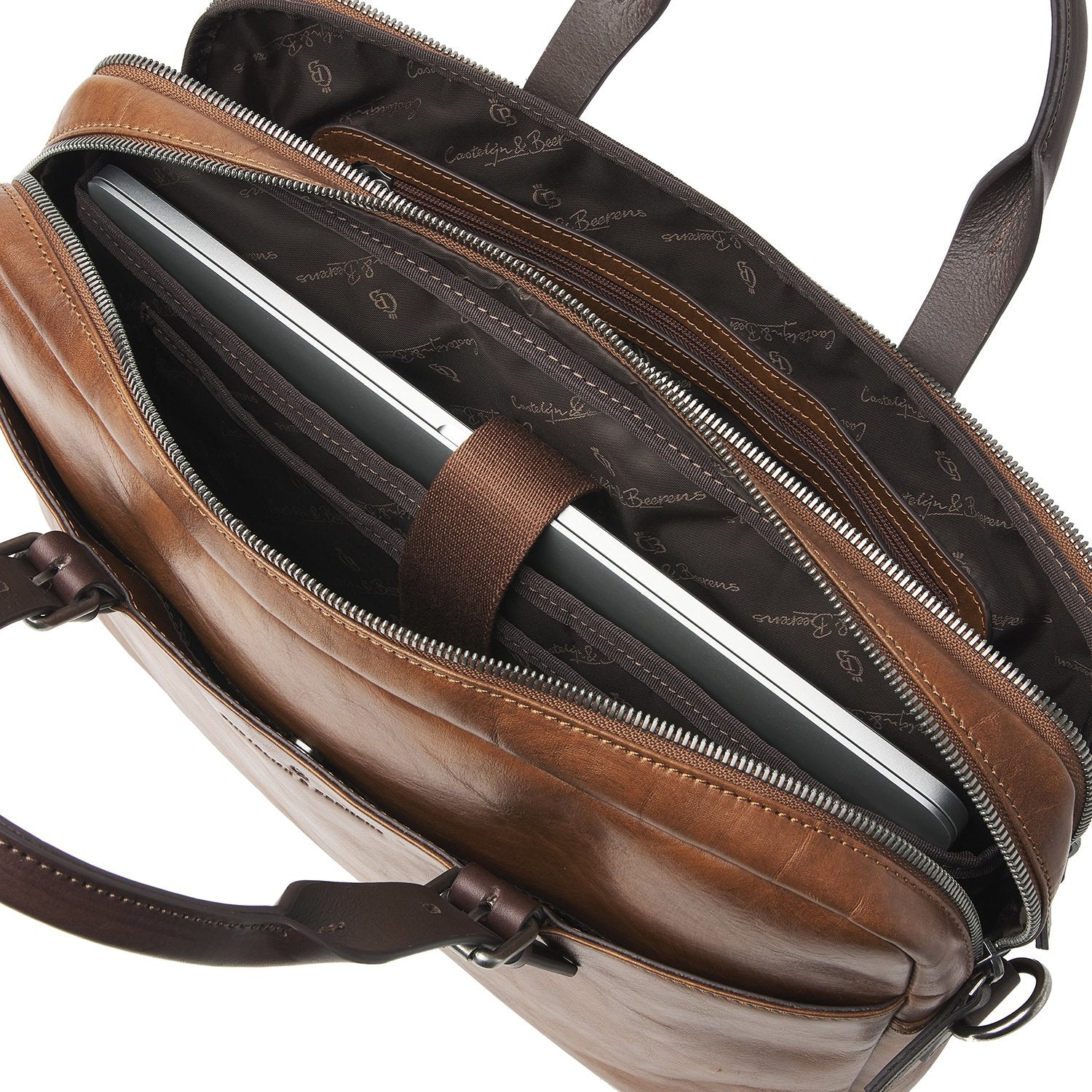 Castelijn & Beerens Rien Laptoptas 529473 Natural 15.6 Inch