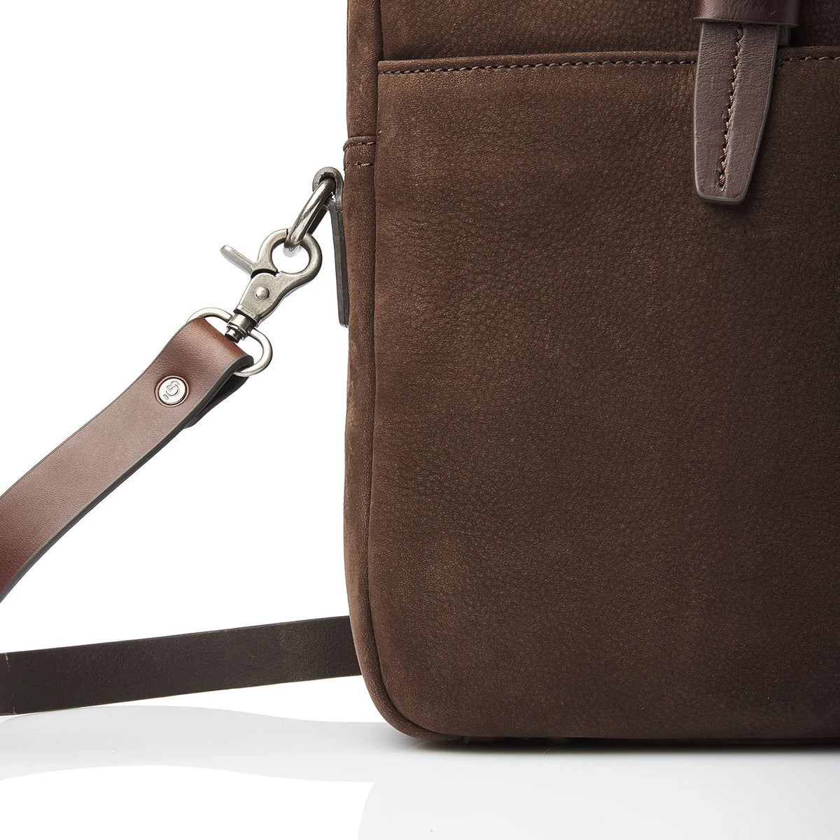 Castelijn & Beerens Nubuck Laptoptas 15.6" Veneto 539472 Mocca