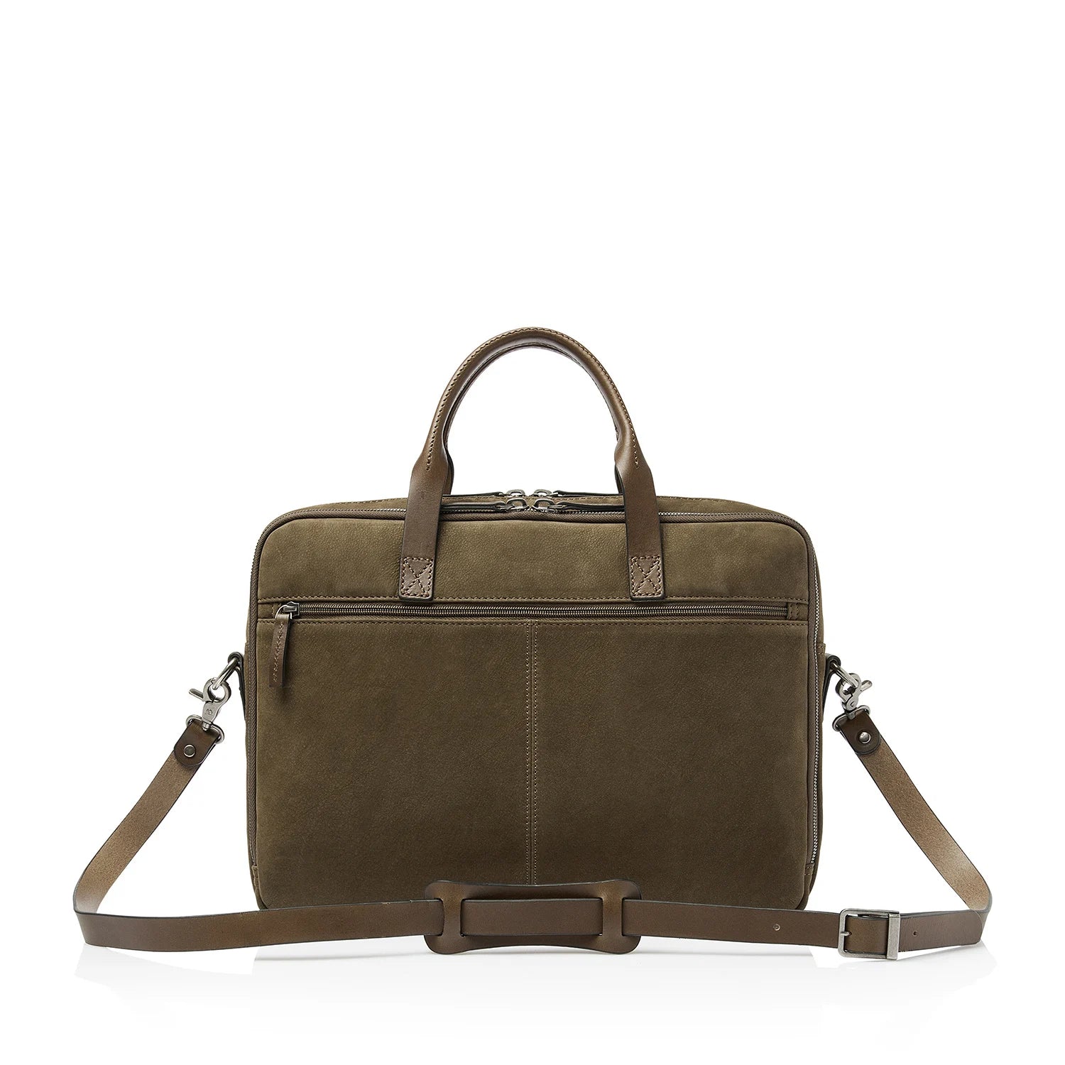 Castelijn & Beerens Nubuck Laptoptas Veneto Groen