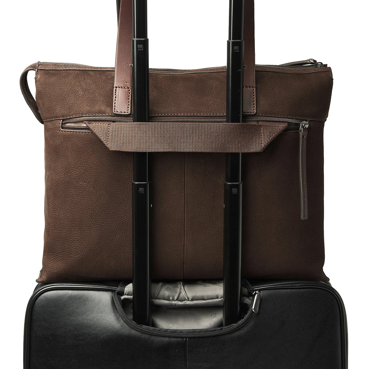 Castelijn & Beerens Nubuck Dameslaptoptas 15.6" Veneto Mocca