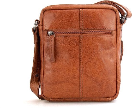 Spikes & Sparrow Leren Crossbodytas – Vermont – Brandy Cognac 299D13147