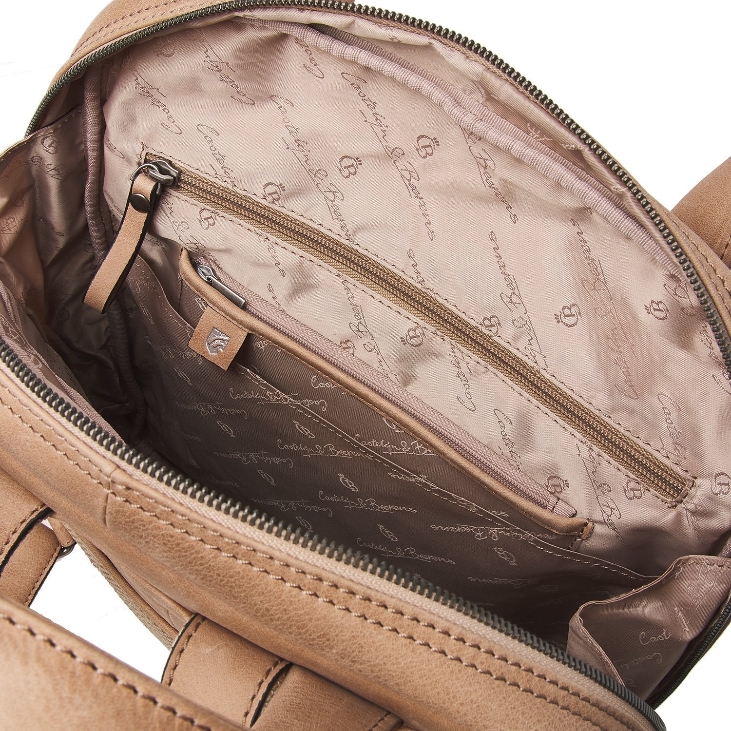 Castelijn & Beerens 729577 Beige Carisma Laptoprugtas 15,6