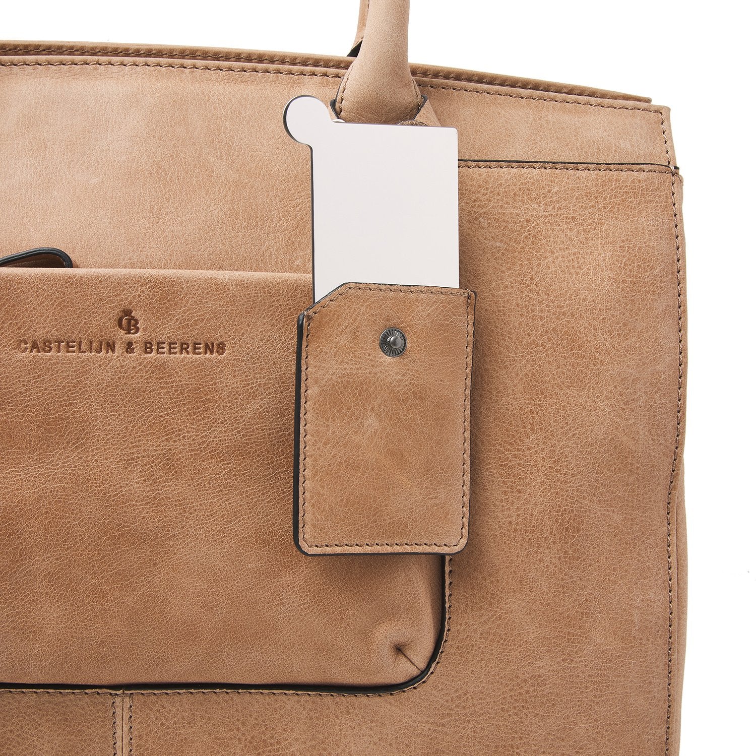 Castelijn & Beerens 729664 Beige Laptoptas 15.6 Inch