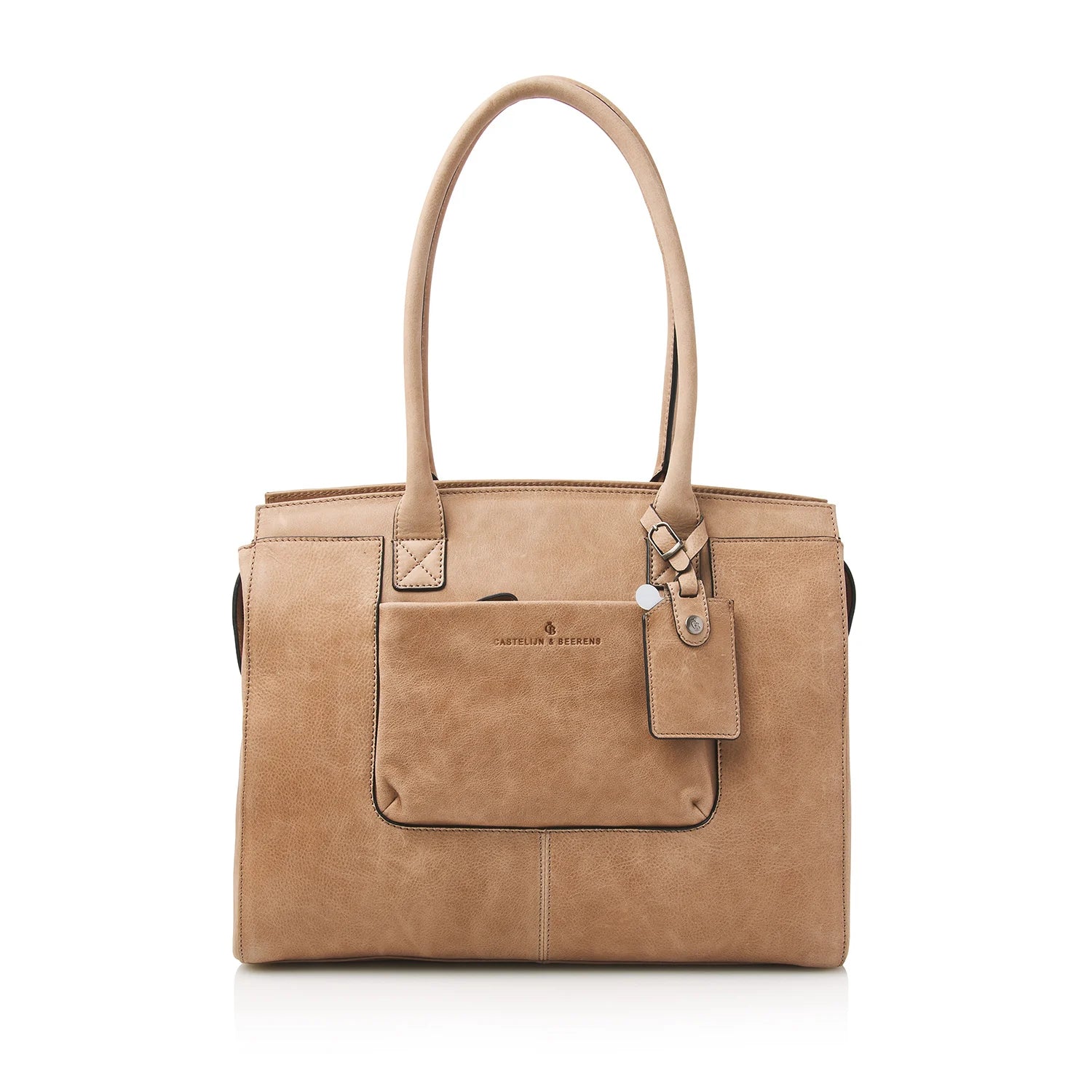 Castelijn & Beerens 729664 Beige Laptoptas 15.6 Inch